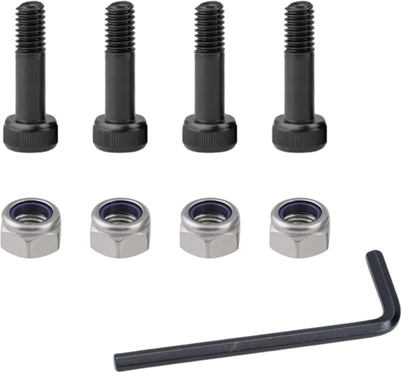 Qfire Pellet Grill Auger Motor Shaft Nut & Bolt Kit Fit for Traeger, Pit Boss, Z-Grills, Rec Tec and Most Wood Pellet Grills, for Traeger Grill Auger Motor Shear Pin KIT0783,4-pack - Image 1